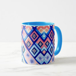Caneca : Mug Geométrico Floral