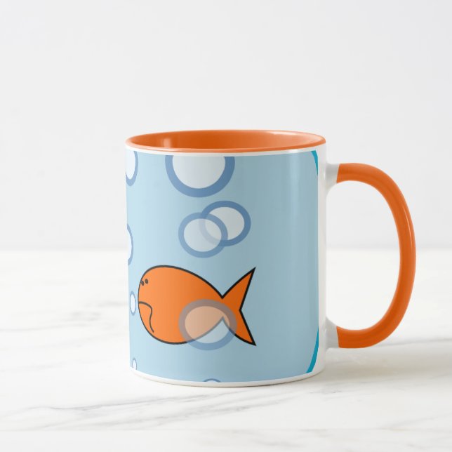 Caneca Mug Goldfish Personalizado (Direita)