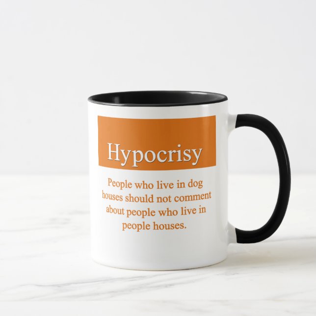 Caneca Mug Hipocrisia (Direita)