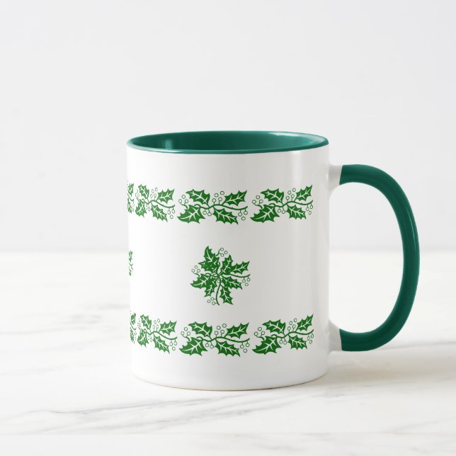 Caneca Mug - Holly de Natal (Direita)
