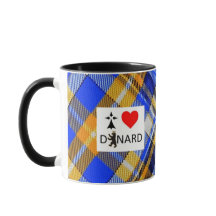 Mug I love Dinard et tartan