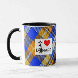 Caneca Mug I love Dinard et tartan