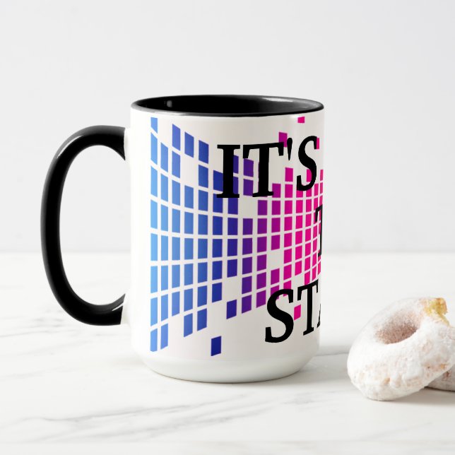 Caneca Mug "Iniciar" (Com Donut)