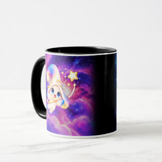 Caneca Mug Kawaii Ciel Étoilé, Galaxie Nébuleuse Féerique