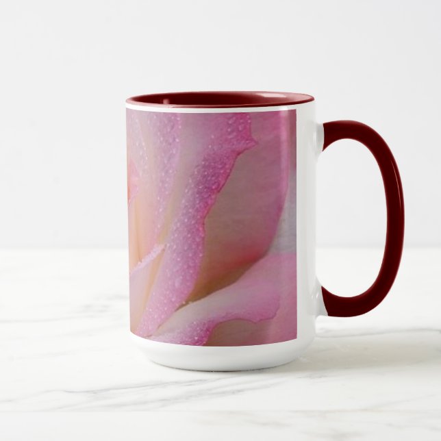 Caneca Mug Linda Rosa Rosa (Direita)
