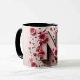 Caneca Mug Magic N Valentine Alphabet 3D