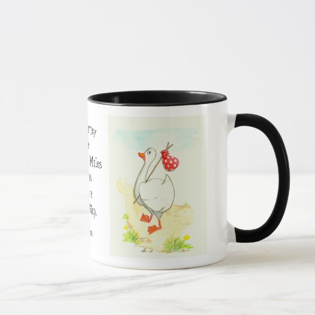 Caneca Mug motivacional 'Ganso' com citação de Confúcio (Direita)