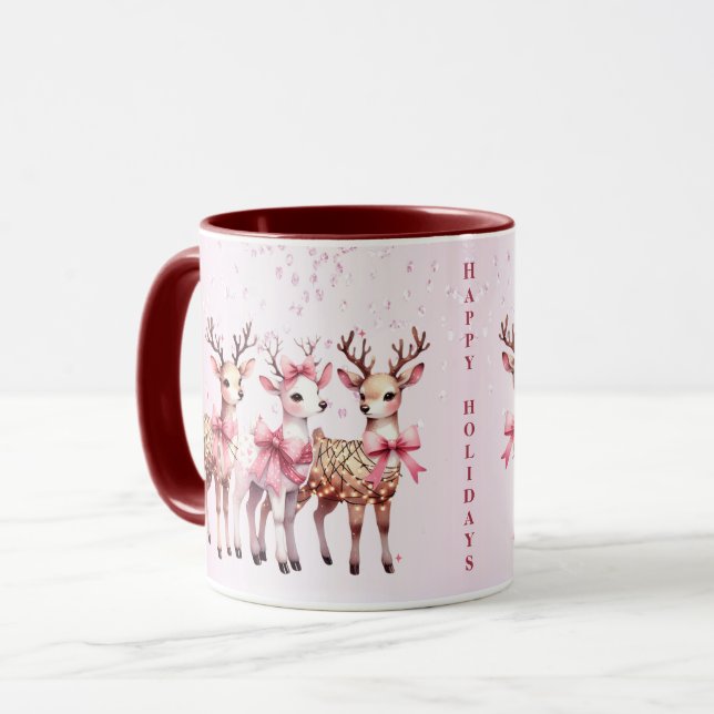 Caneca Mug Natal De Feriado (Frente Esquerda)