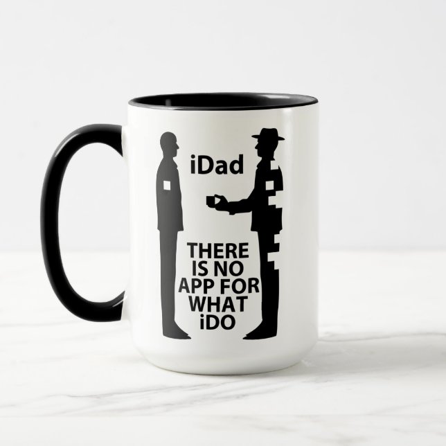 Caneca Mug "NO APP 4 iDAD" (Esquerda)