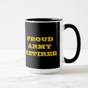 Caneca Mug Orud Army Retiree