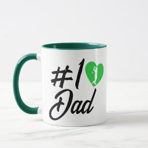 Caneca Mug Pai Golfer nº 1 - Presente de café Dia de os p