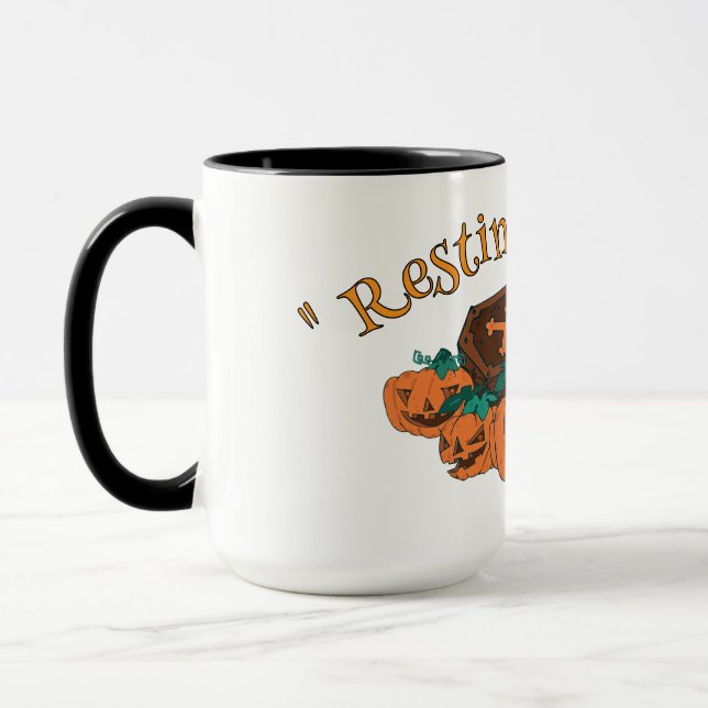 Caneca Mug para um presente de Halloween (Esquerda)