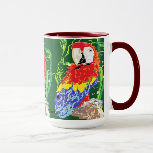 Caneca Mug Parrot (Direita)
