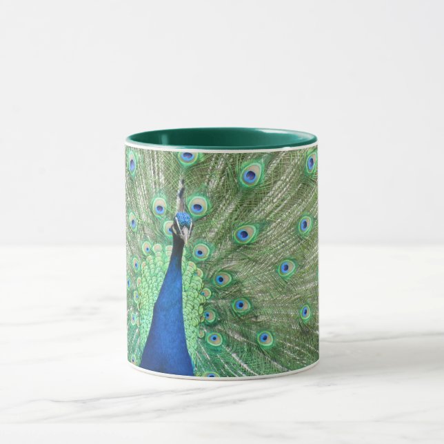 Caneca Mug - Peacock Tail Display (Centro)