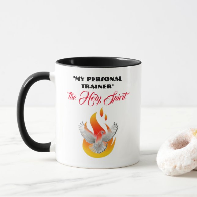 Caneca Mug "Personal Trainer" (Com Donut)