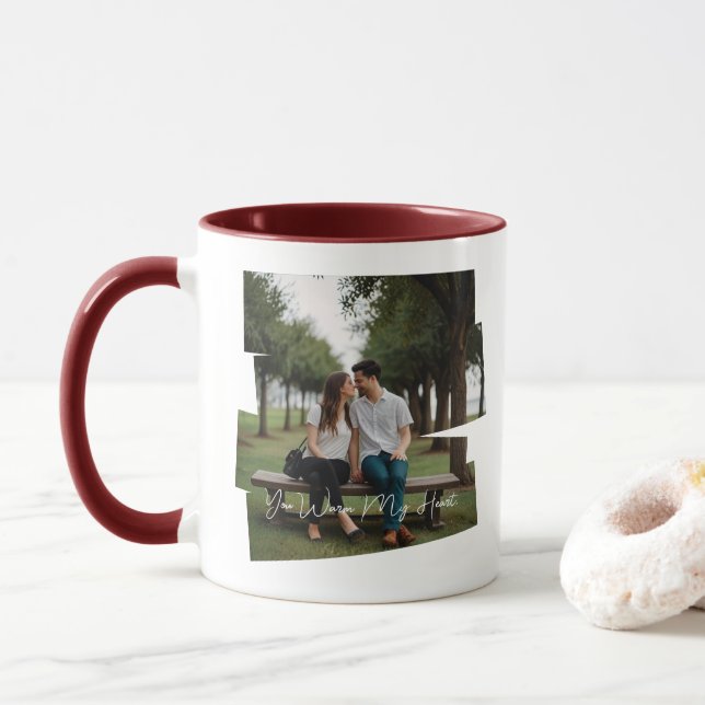 Caneca Mug personalizado com sua imagem e texto (Com Donut)
