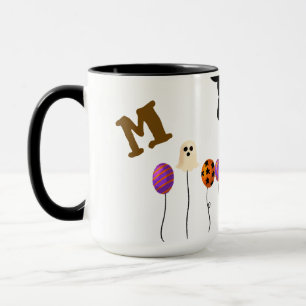 Caneca Mug Personalizado de Halloween - Nome Personalizad