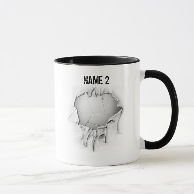 Caneca Mug Personalizado De Voleibol (Direita)