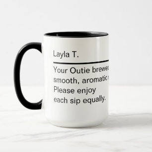 Caneca Mug personalizado Definição de nome personalizado