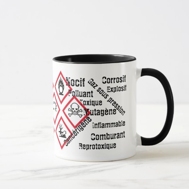 Caneca Mug Pictogrammes segurança (Direita)