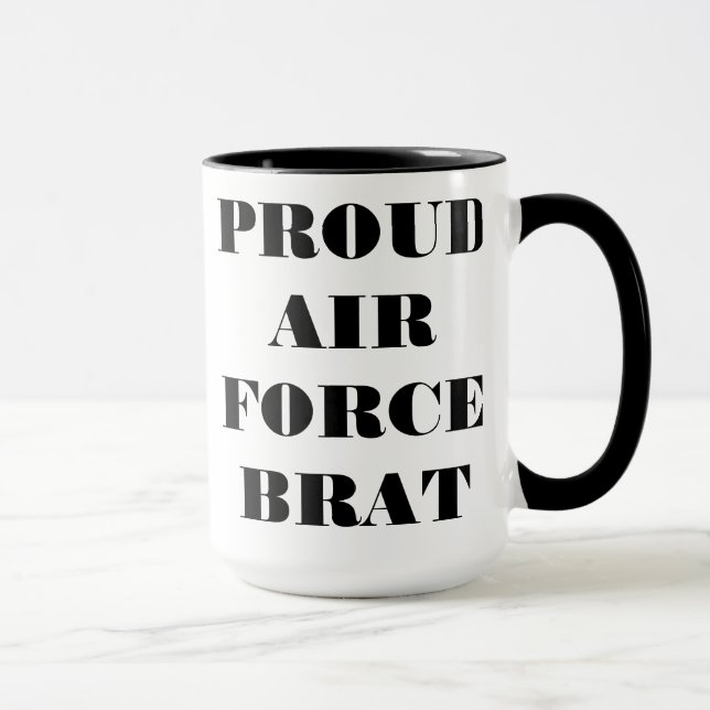 Caneca Mug Proud Air Force Brat (Direita)