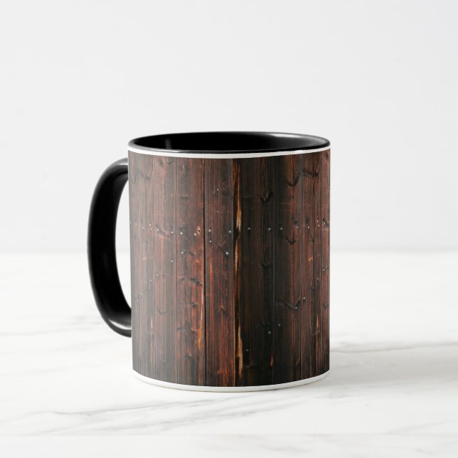 Caneca Mug Rich Wooden (Frente Esquerda)