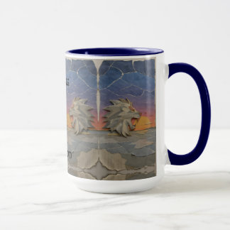Caneca Mug – Roaring Sunset Lion