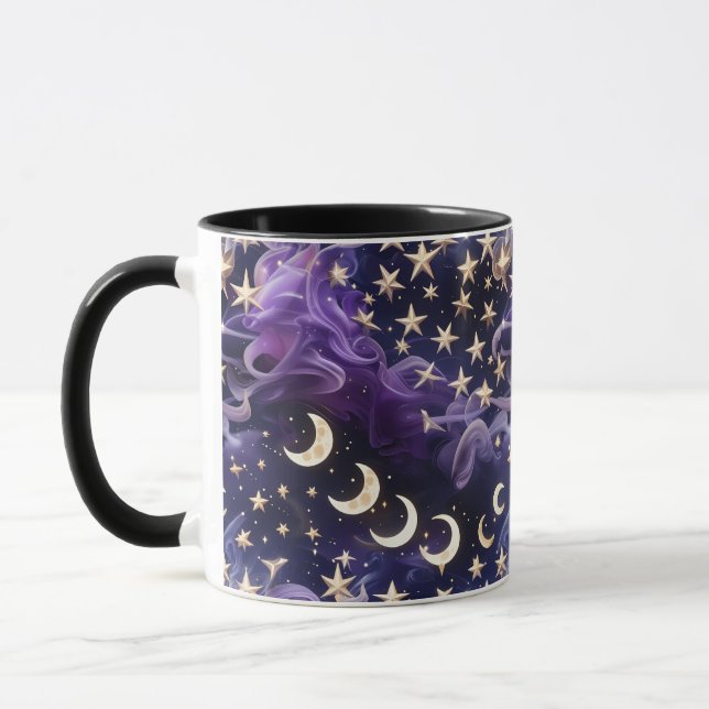 Caneca Mug - Royal Amethyst Celestial Moon (Esquerda)