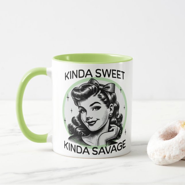 Caneca Mug Sarcástico Retroativo - Cookies (Com Donut)