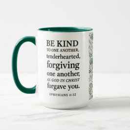 Caneca Mug "Seja gentil Um Com O Outro" Eph. 4:32