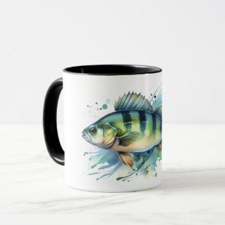 Caneca Mug - Série Watercolor: Perch