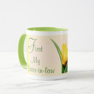 Caneca Mug Sister-in-law - Primeiro e para sempre