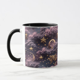 Caneca Mug - Smoky Plum Celestial Moon
