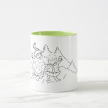 Mug ; Sr. e Sra. Claus