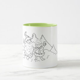 Caneca Mug ; Sr. e Sra. Claus