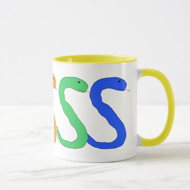 Caneca Mug SSSsnakes (Direita)