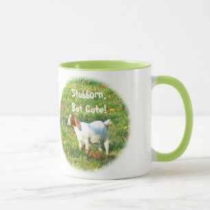 Caneca Mug"Stubborn Mas Cute" (Foto De Capim)