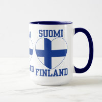 Mug SUOMI FINLAND - escolha estilo e cor