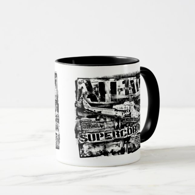 Caneca Mug SuperCobra AH-1 (Frente Esquerda)