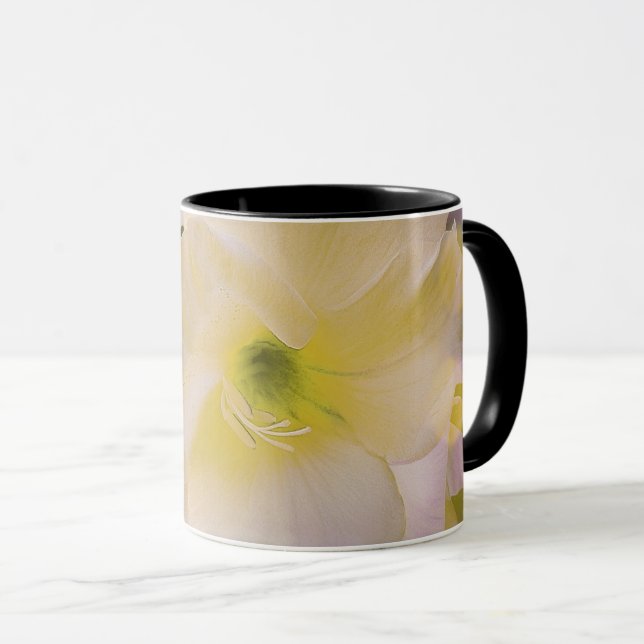 Caneca Mug Sword Lily Green Bokeh (Frente Esquerda)