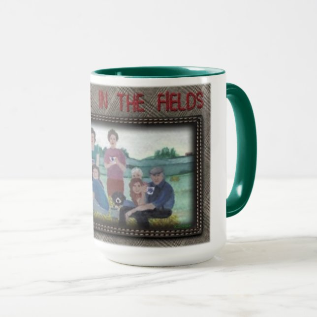 Caneca Mug "Tea Time In The Fields" (Frente Esquerda)