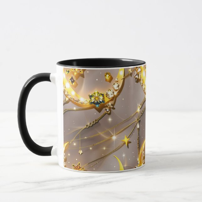 Caneca Mug - Topaz Yellow Celestial Moon (Esquerda)