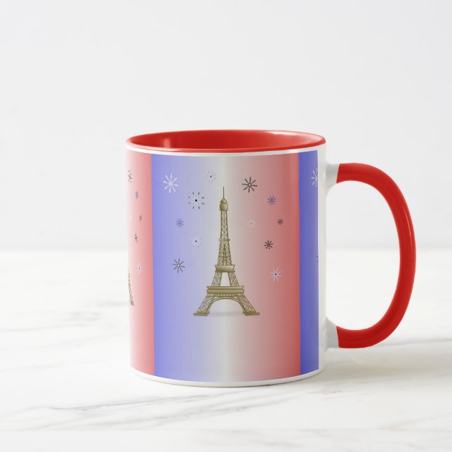 Caneca Mug Torre Eiffel Personalizado (Direita)