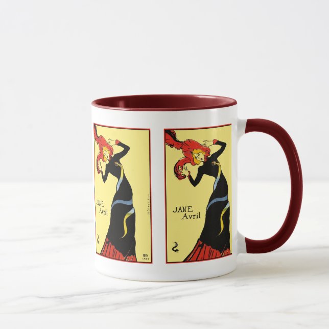 Caneca Mug: Toulouse Lautrec - Jane Avril (Direita)