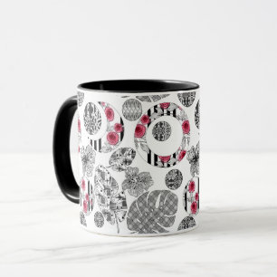 Caneca Mug, Vermelho e Preto, Filmagem, Patches, Russo