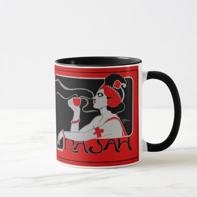 Caneca Mug Vintage Cafe Rajah 2 (Direita)