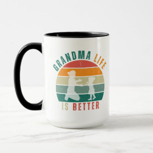 Caneca Mug- Vovó a vida é melhor