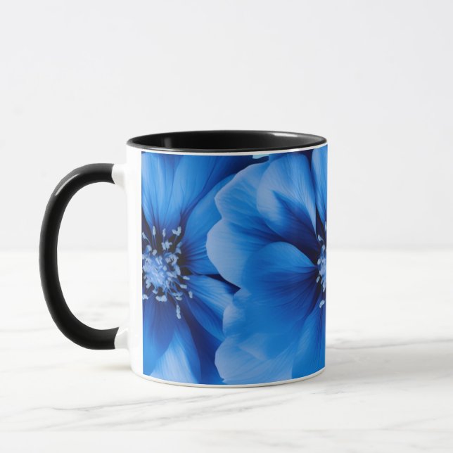 Caneca Mug with 3D Illusion Floral Pattern (Esquerda)