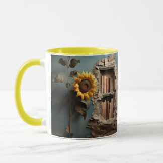Caneca Mug with a book design