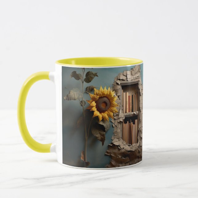 Caneca Mug with a book design (Esquerda)